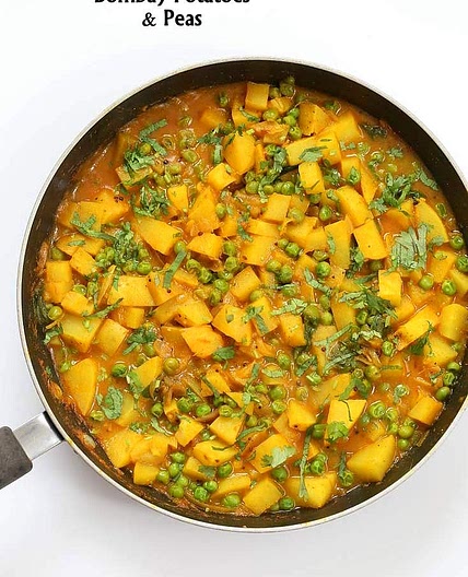 Vegan Bombay Potatoes and Peas