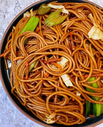 Stir Fry Spaghetti - Chinese stir fry noodles recipe