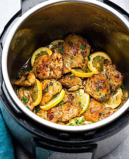 Instant Pot Lemon Garlic Chicken
