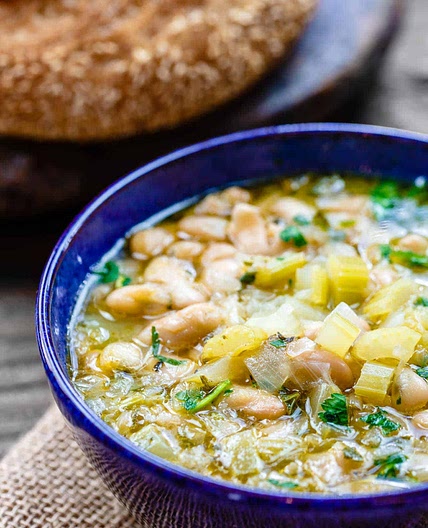 Easy Greek Bean Soup (Fasolada)