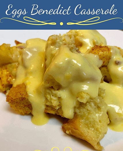 Overnight Eggs Benedict Casserole