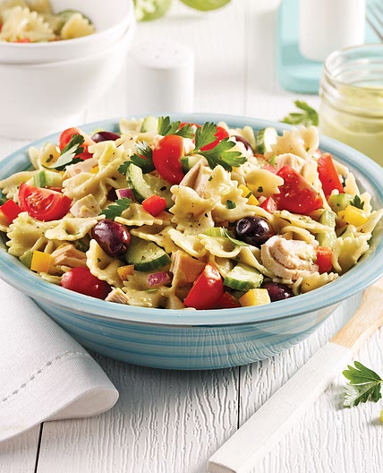 Salade de pâtes au thon