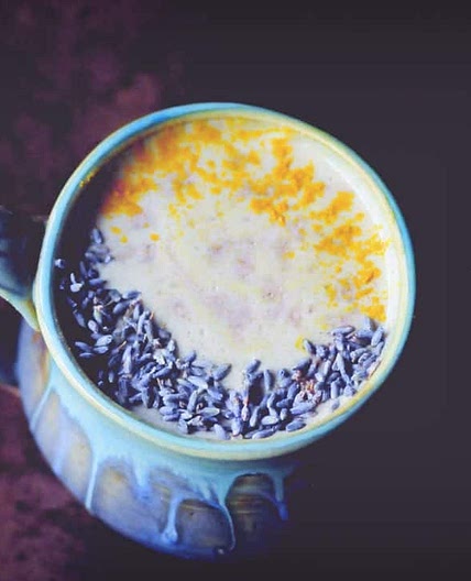 Cherry Lavender Moon Milk Recipe (Vegan)