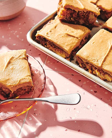 Old-Fashioned Apple Cake with Brown Sugar Frosting