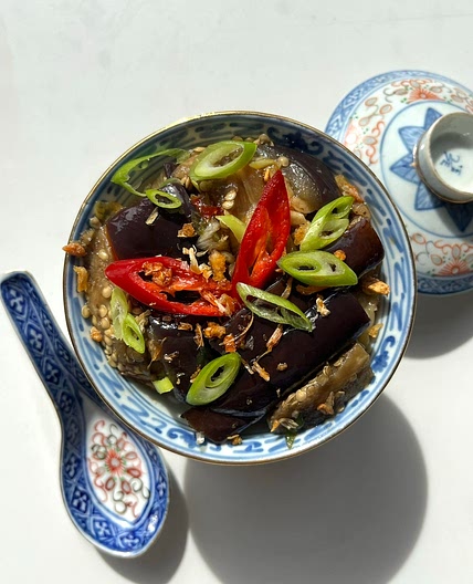 Chinese Steamed Aubergine
