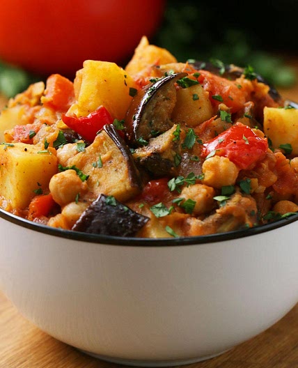 Eggplant Potato Tomato Stew Recipe by Tasty