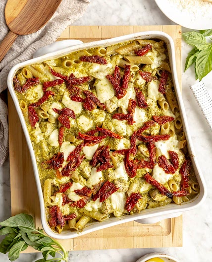 Pesto Pasta Bake