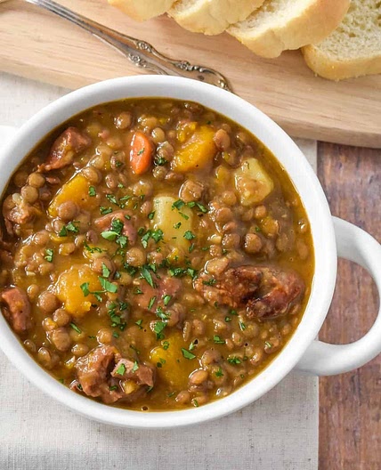 Potaje de Lentejas (Cuban Lentil Soup)