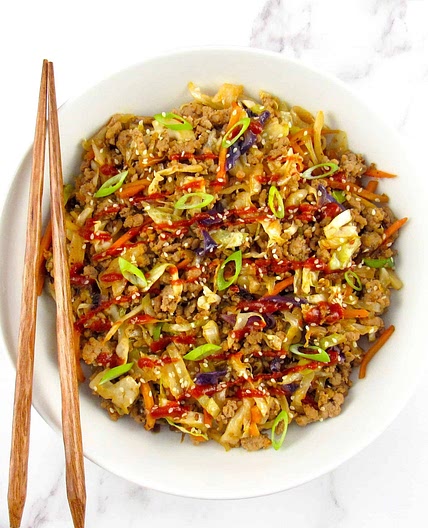 Keto Egg Roll in a Bowl