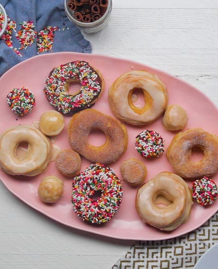 Air Fryer Doughnuts Recipe by Tasty