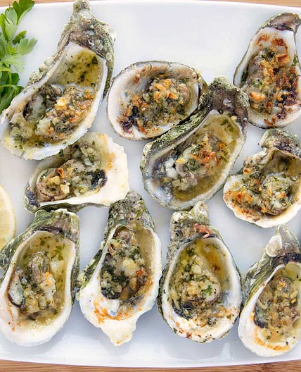Garlic Oysters - A Restaurant Classic