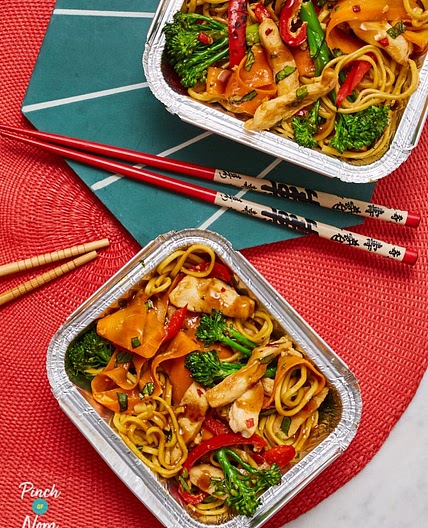 Drunken Noodles with Chicken | Slimming & Weight Watchers Friendly