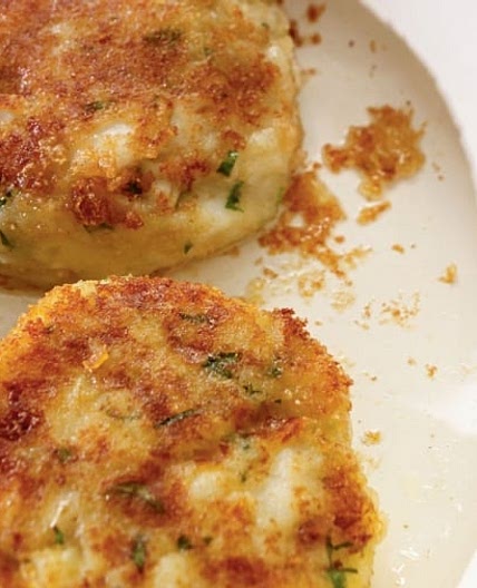 Cheddar and Cod Fish Cakes