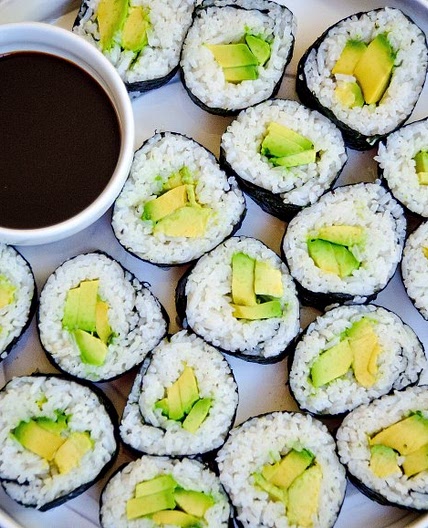 Avocado Sushi Rolls