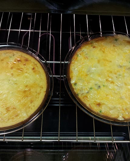 Cheesed up Chicken Pot Pie