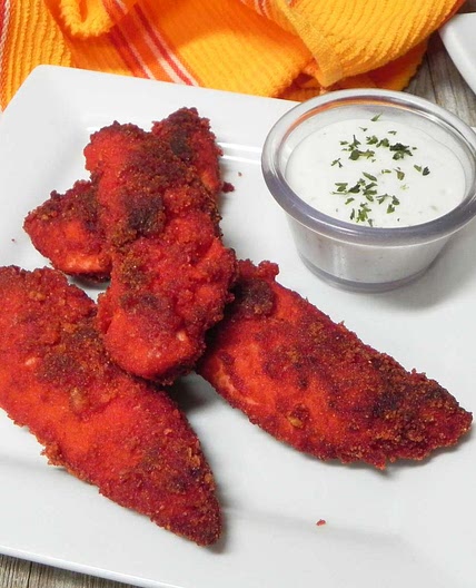 Flamin’ Hot Cheetos Fried Chicken