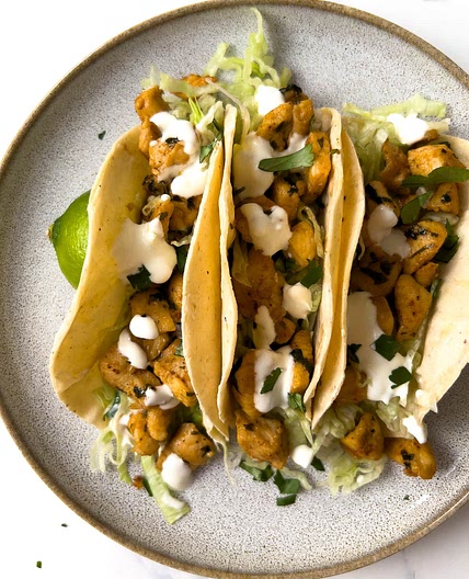 Cilantro Lime Chicken Tacos