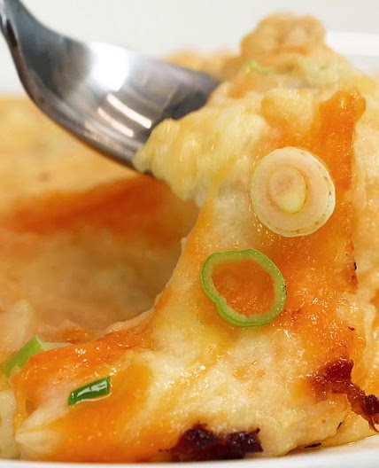Loaded Baked Mashed Potatoes