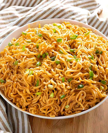 Sesame Garlic Ramen Noodles