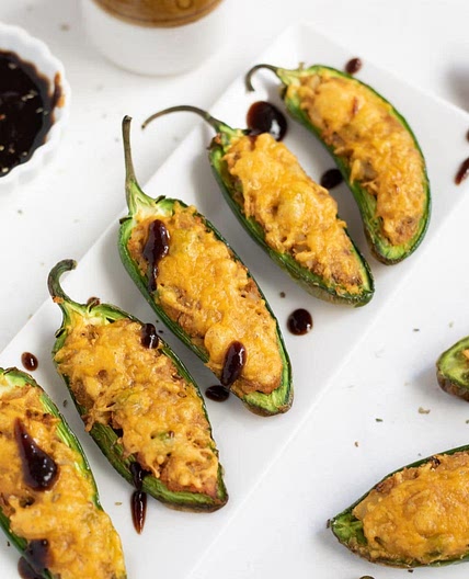 Cheesy Samosa Jalapeño Poppers