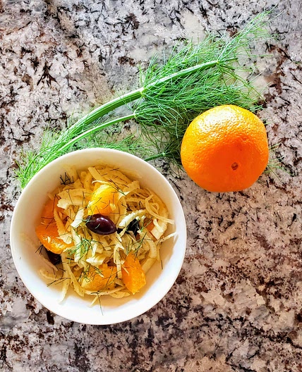 Fennel and orange salad