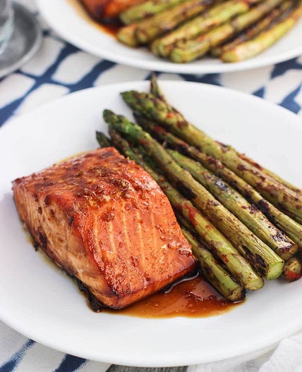 Sweet and Spicy Orange Salmon