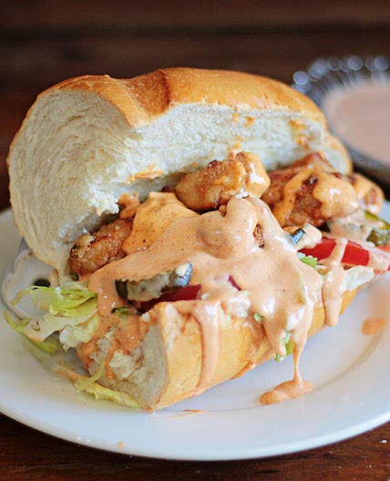 Fried Chicken Po'Boy Recipe with Homemade Remoulade
