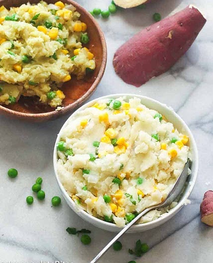 Irio (Mashed Sweet Potato Recipe with Peas and Corn)