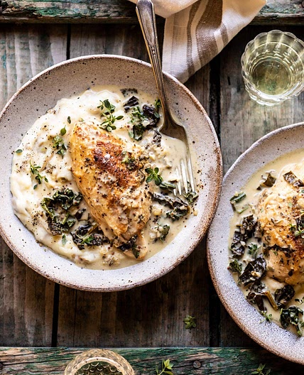 Slow Cooker French Wine and Mustard Chicken