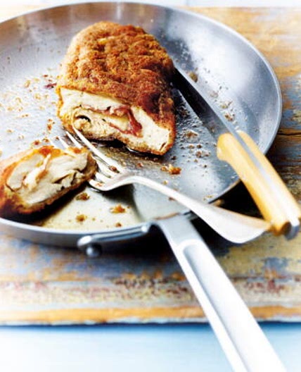 Cordon bleu au veau et jambon cru