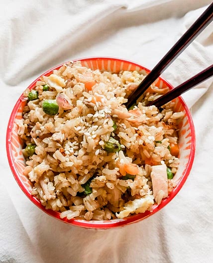 10 Minute Gluten-Free Chicken Fried Rice