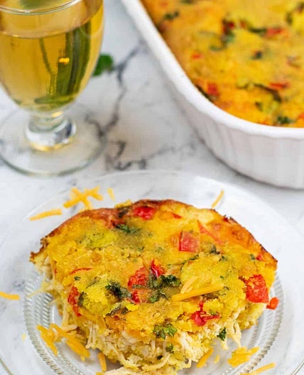 Layered Cornbread Casserole