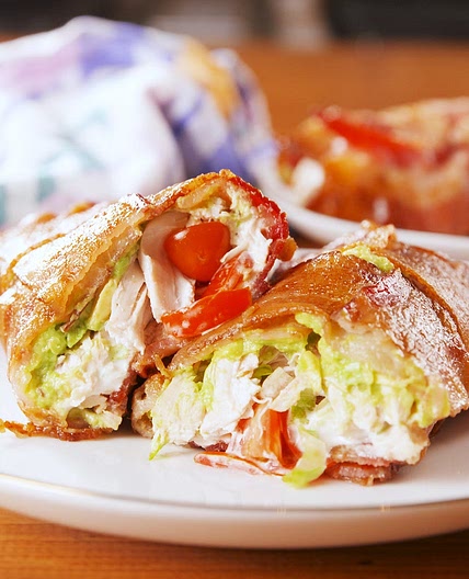 Chicken Bacon Ranch Burritos