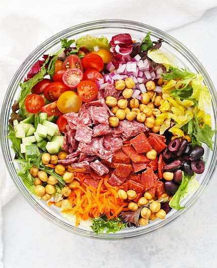 Italian Chopped Salad (Gluten Free + Paleo Friendly)