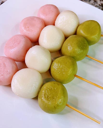 Tricolor Dango Recipe