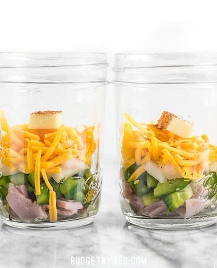 Make Ahead Microwave Breakfast Scrambles