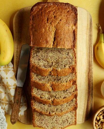 Moist & Delicious Banana Nut Bread