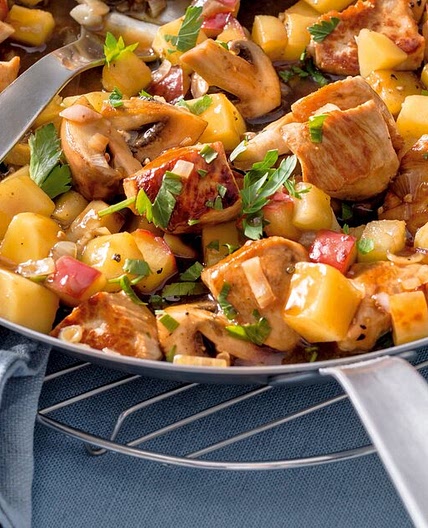 Kartoffelpfanne mit Filet