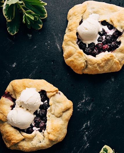 Mini Blueberry Galettes
