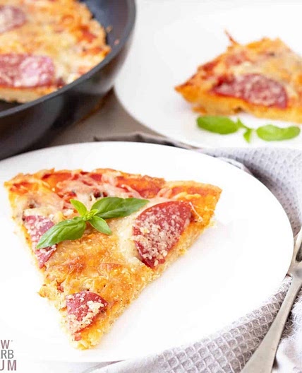 Fathead Pizza Dough Keto Pan Pizza