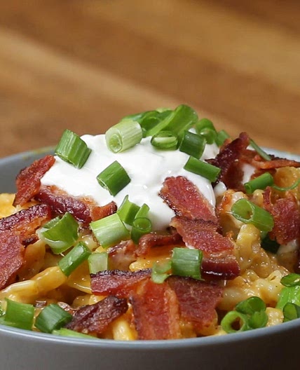 Loaded Bacon Mac 'n' Cheese Recipe by Tasty