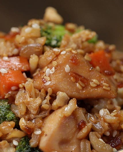 Chicken Teriyaki Fried Rice Recipe by Tasty