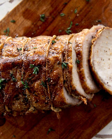 Receita de Lombo de porco com vinho branco