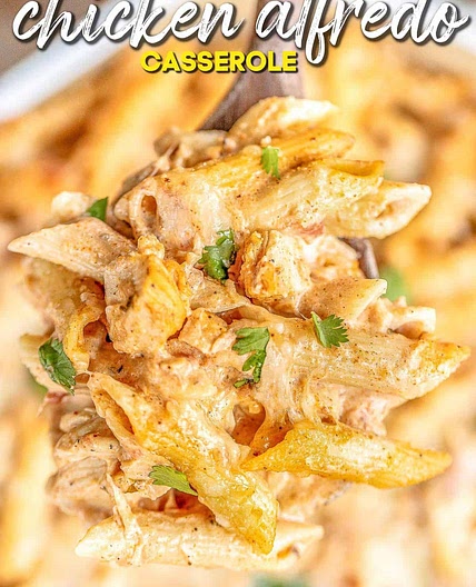 Mexican Chicken Alfredo Casserole