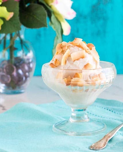 Low FODMAP Banana Coconut Sorbet