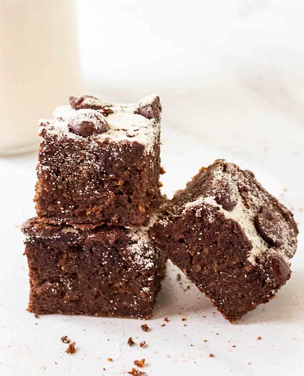 Sugar-free Vegan Black Bean Brownies
