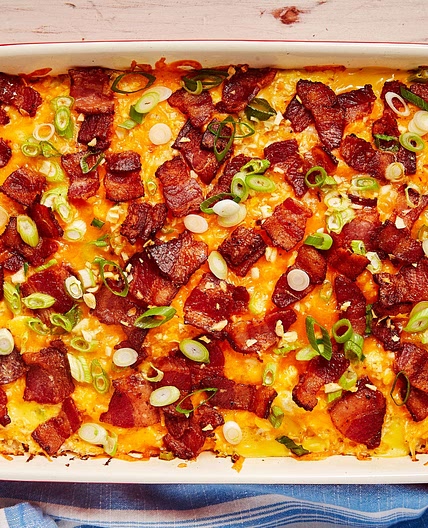 Loaded Cauliflower Breakfast Bake
