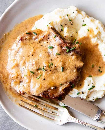 Instant Pot Sour Cream Pork Chops