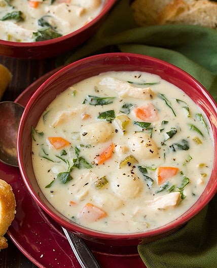 Creamy Chicken and Gnocchi Soup (Olive Garden Copycat)