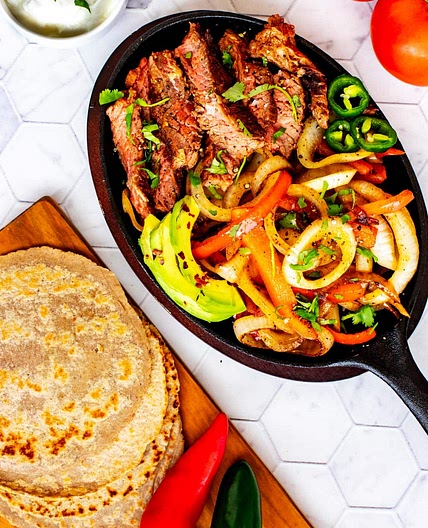 Keto Steak Fajitas